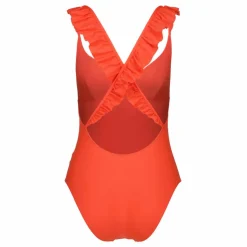 Maillot de Bain 1 Pièce Polyamide Recyclé Allegra - Collection Femme | Orange