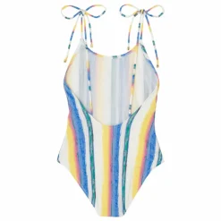 Maillot de Bain 1 pièce Rayé Havana | Jaune