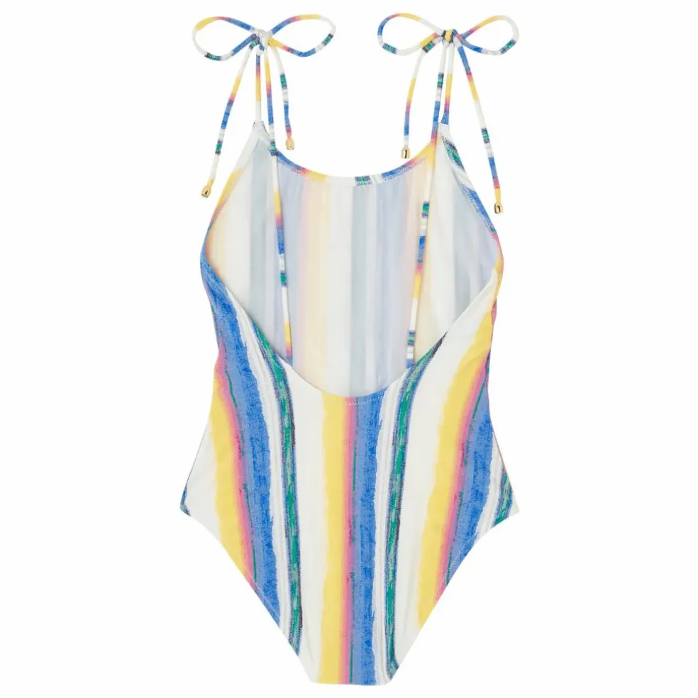 Maillot de Bain 1 pièce Rayé Havana | Jaune