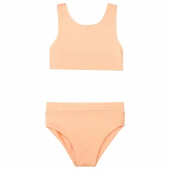 Maillot de Bain 2 pièces Matière Recyclée Arla | Abricot