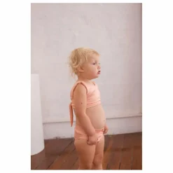 Maillot de Bain 2 pièces Matière Recyclée Arla | Abricot