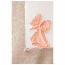 Maillot de Bain 2 pièces Matière Recyclée Arla | Abricot