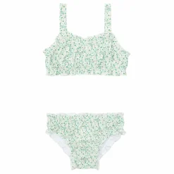 Maillot de Bain 2 Pièces Ruffle | Vert