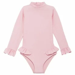 Maillot de Bain Anti-UV Fibres Recyclées | Rose pâle