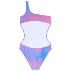 Maillot de Bain Asymétrique Sia | Rose fluo