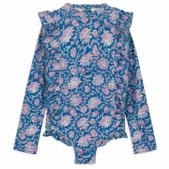 Maillot de Bain Aurélie Fibres Recyclées | Bleu