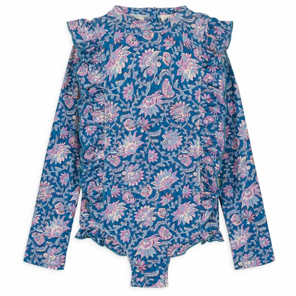 Maillot de Bain Aurélie Fibres Recyclées | Bleu