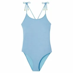 Maillot de Bain Bahamas Métallisé | Bleu ciel