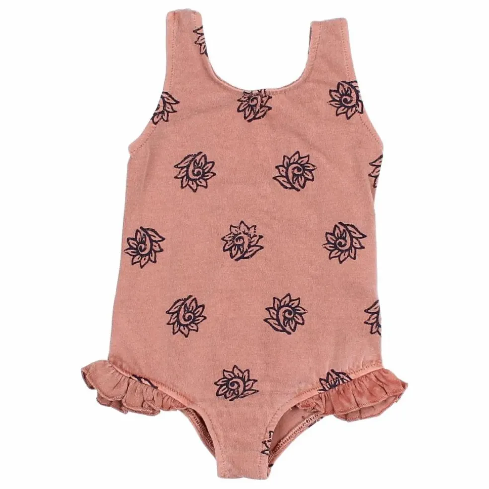 Maillot de Bain Batik Bébé Coton Bio | Vieux Rose