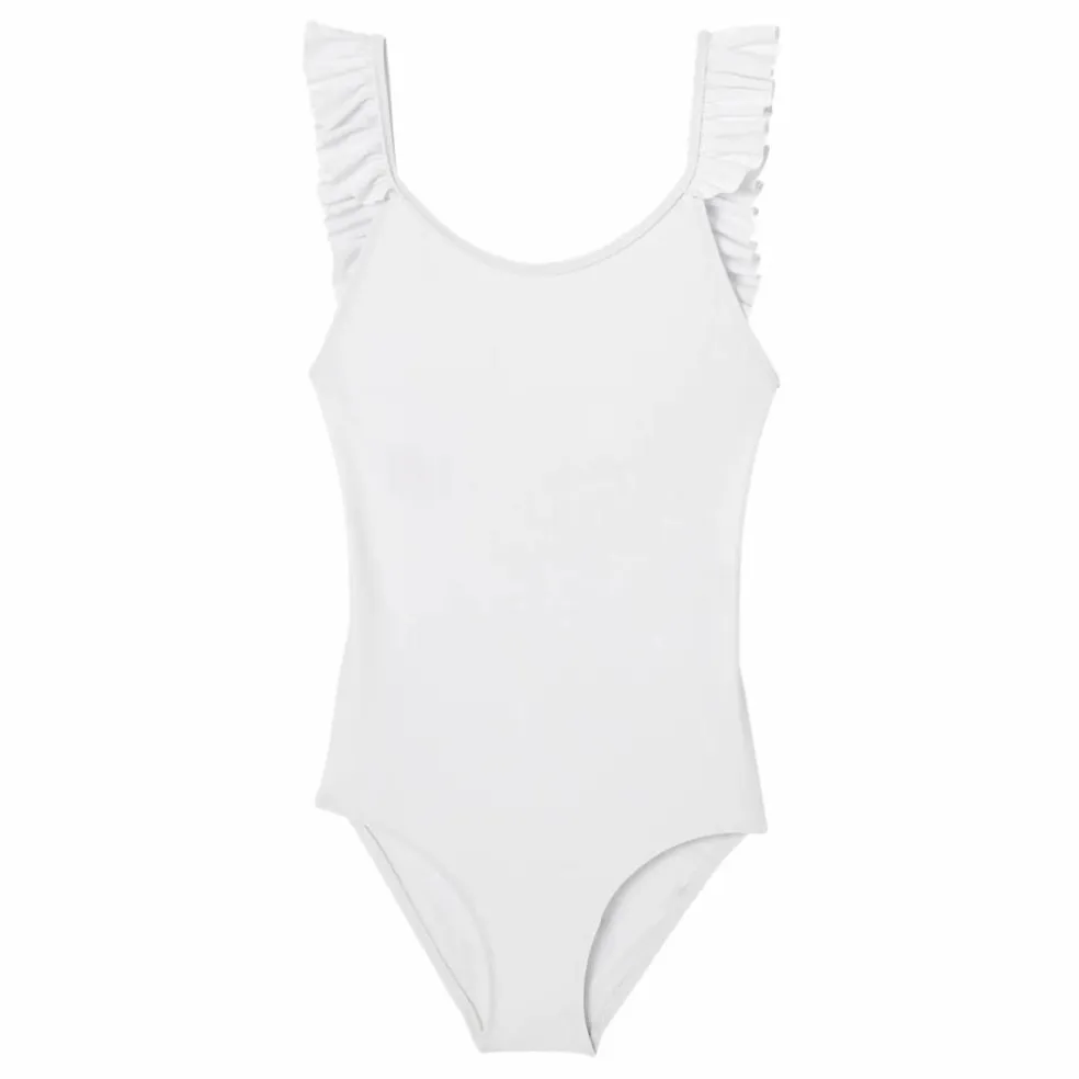 Maillot de Bain Bora Bora Fibres Recyclées | Blanc
