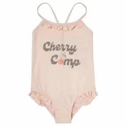 Maillot de bain Cerises | Rose pâle