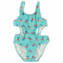 Maillot de Bain Cherry Fibres Recyclées | Turquoise
