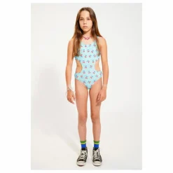 Maillot de Bain Cherry Fibres Recyclées | Turquoise