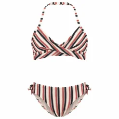 Maillot de Bain Croisé Teddy Fibres Recyclées | Rouge