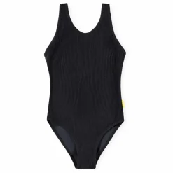 Maillot de Bain Côtelé Nika Crepe Fibres Recyclées | Noir