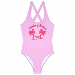Maillot de Bain Dos Nageur Bay | Rose bonbon
