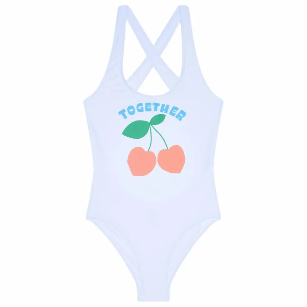 Maillot de Bain Dos Nageur Bay | Blanc cassé