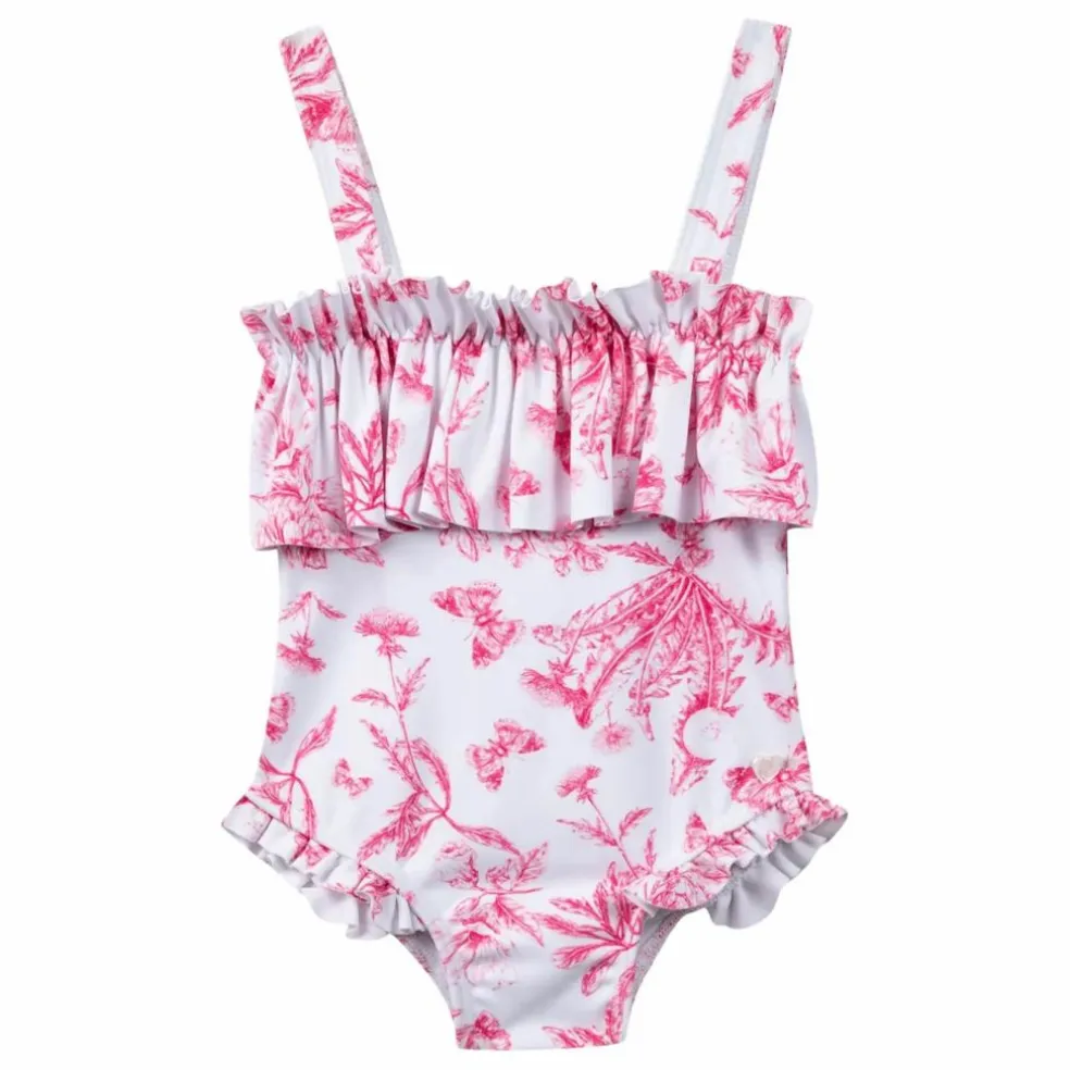 Maillot De Bain Embossé | Blanc