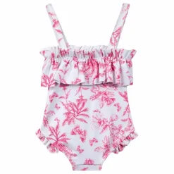 Maillot De Bain Embossé | Blanc
