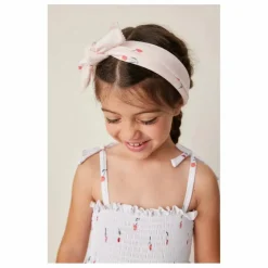 Maillot de bain Froncé Cerises | Blanc