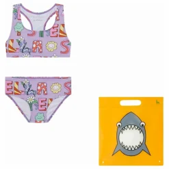 Maillot de Bain Lettres | Mauve