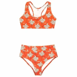 Maillot de Bain Luisa Retro Palm | Orange