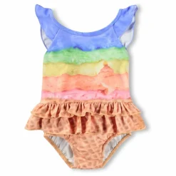 Maillot de Bain Nalani Cornet de Glace Fibres Recyclées | Camel