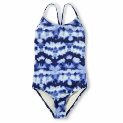Maillot de Bain Nanna Tie and Dye Fibres Recyclées | Bleu