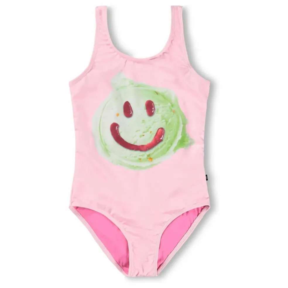 Maillot de Bain Nika Glace Fibres Recyclées | Rose