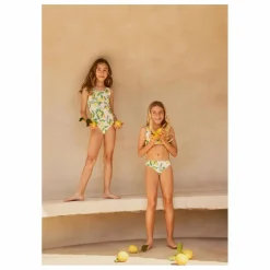 Maillot de Bain Nolina Citrons Fibres Recyclées | Jaune pâle