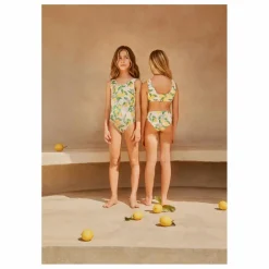 Maillot de Bain Nolina Citrons Fibres Recyclées | Jaune pâle