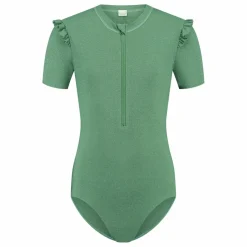 Maillot de Bain Shimmer Lurex | Vert kaki