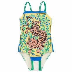 Maillot de Bain Tiger Fibres Recyclées | Vert