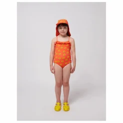 Maillot de Bain Tournesol Fibres Recyclées | Rouge
