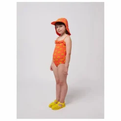 Maillot de Bain Tournesol Fibres Recyclées | Rouge