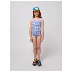 Maillot de Bain Vichy Fibres Recyclées | Bleu marine