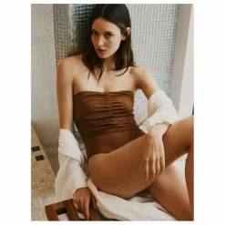 Maillot Une Pièce Le Bustier | Chocolat