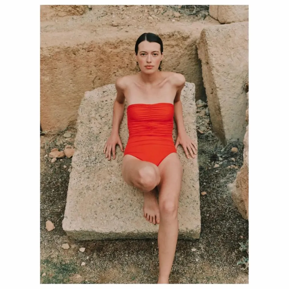 Maillot Une Pièce Le Bustier | Rouge