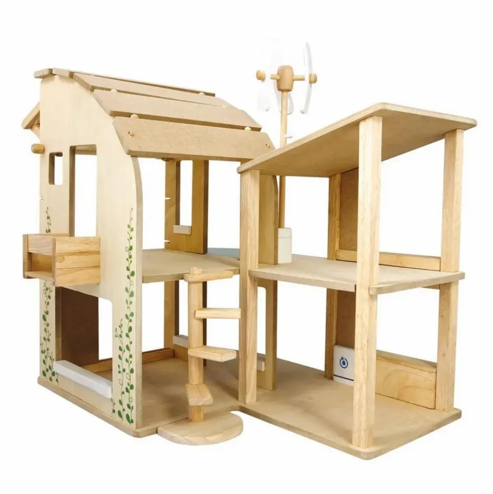 Maison de poupée écologique meublée