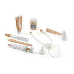 Malette de docteur en carton et bois