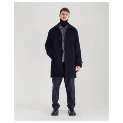 Manteau Caufield Laine Mérinos | Bleu marine