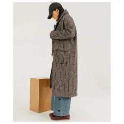 Manteau Doria Seasons Alpaga | Gris bleuté