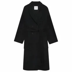 Manteau Dylan Laine et Cachemire | Noir