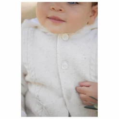 Manteau en Maille | Ecru