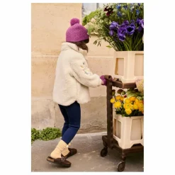 Manteau Façon Fourrure Rosinna | Crème