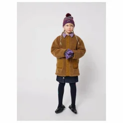 Manteau Façon Sherpa Fibres Recyclées | Marron