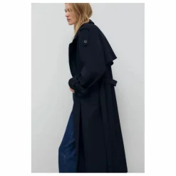 Manteau Flavia Laine Recyclée | Bleu marine