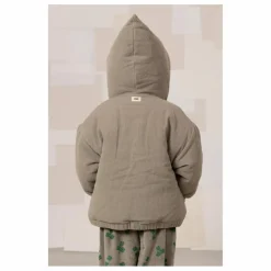 Manteau Frio Trèfles Velours Côtelé Fibres Recyclées | Gris