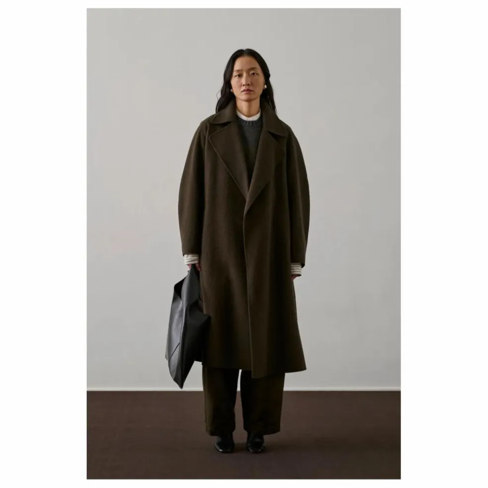 Manteau Harvard Laine | Brun kaki