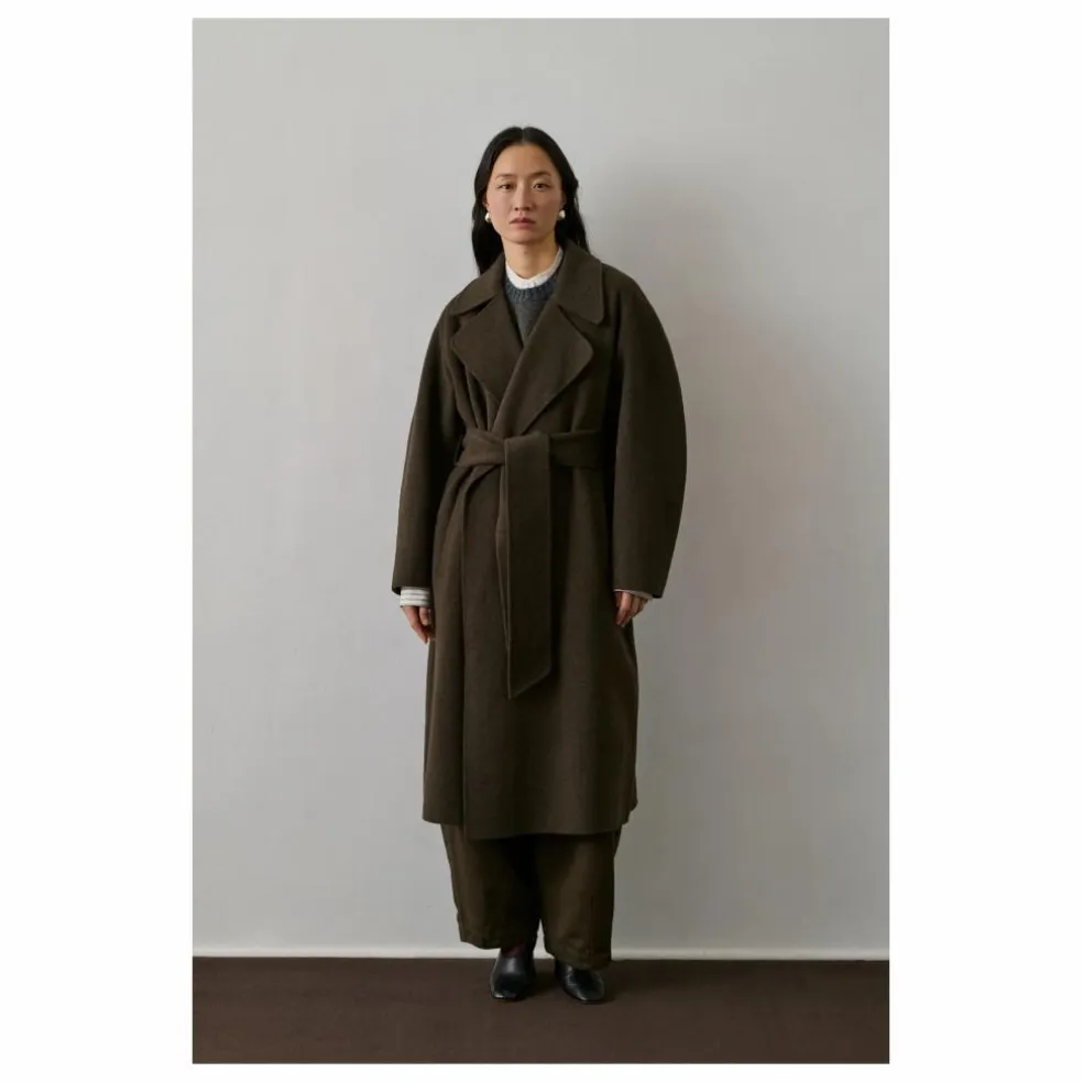 Manteau Harvard Laine | Brun kaki